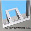 Alpine Hardware American Owned Drillless Drill-Less Window Air Conditioner & Heat Pump Bracket - Window AC Support - Supports Air Conditioners Well Over 200 lbs. - Patented Design No Drilling Model view 4