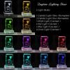 Movdyka Anniversary Birthday Gifts for Girlfriend Wife Mom Cute, 3D Laser Crystal Rose Flower Christmas Valentines Day I Love You Gifts Night Light Romantic for Boyfriend Couples Her Him view 2