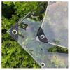 ZHANGQINGXIU Tarpaulin Fabric Tarpaulin Cover Tarpaulin Waterproof Heavy Duty Transparent Multipurpose Reinforced Rip-Stop with Eyelets UV-Resistant PVC Protective Film for Roofing Tent, 16 Sizes view 1