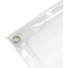 ZHANGQINGXIU Heavy Duty Waterproof Tarp Outdoor Weather Protection Transparent Tarpaulin Cover Thicken PVC Winter Heat Insulated Sheet with Grommets, 3 Sizes (Color : 0.8mm, Size : 270x270cm) view 1