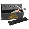 Customized Leatherette Single Wine Box with Tools, Personalized Your Own Box, Christmas Gift, New Year, Fathers Day Present view 1