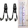 2Pcs Ironing Board Hook - Wall Mount Holder for Laundry & Utility Rooms view 4