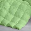 100% Organic Cotton Pinch Pleated Comforter with 2 Pillow,500 GSM Ultra-Soft Goose Down with 4 Corner Tabs Beautiful Pinch Pleat Baffle Box Design,Light Weight Comforter(Cal-King/King-Sage Green) view 2
