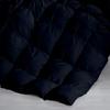 100% Organic Cotton Pinch Pleated Comforter with 2 Pillow,500 GSM Ultra-Soft Goose Down with 4 Corner Tabs Beautiful Pinch Pleat Baffle Box Design,Light Weight Comforter(Queen/Full-Black) view 2