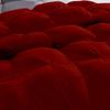 100% Organic Cotton Pinch Pleated Comforter with 2 Pillow,500 GSM Ultra-Soft Goose Down with 4 Corner Tabs Beautiful Pinch Pleat Baffle Box Design,Light Weight Comforter(Cal-King/King-Burgundy) view 3