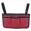 GOMYIE Wheelchair Bag With Pockets Universal Waterproof Armrest Side Bag For Scooter Accessories,Red Wine view 1