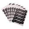 AKOAK 300 Pcs Self-Adhesive Label Stickers, Handmade Black Strip Seal Stickers, Cookies/Candy/Snacks/Baking/DIY Gift Stickers/Party Supplies view 1