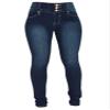 Andongnywell Women's High Rise Stretch Slim Fit Jeans Skinny Fit Long Stretchy Denim Pants with Pockets Trousers (Blue 1,Small) view 1