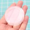 MOMOJIA 38.6mm Clear Round Acrylic Coin Capsule Storage Box Holder Case for Silver 2 oz view 3