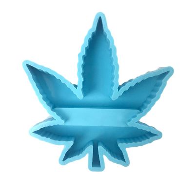 Xidmold Business Card Holder Mold Card Storage Silicone Epoxy Resin Mold Jewelry Making Tool Polymer Clay Mould Handmade Crafts Table Desktop Decorations Office Desk Ornaments (Maple Leaf)