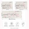 Blueangle Floral Sakura Pattern Satin Pillowcase for Hair and Skin Silk Pillowcase, Queen Size(20x30 inches) - Satin Pillow Covers with Envelope Closure view 2