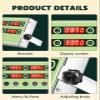 2025 Upgrade 8-Channel Kitchen Timer, Spolehli Commercial Multi Food Fryer Alarm Clock for Restaurant Cooking, Stainless Steel Digital Display (8 Channel) view 4