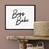 Designs ByLITA Boss Babe 5 x 7 UNFRAMED Print Inspirational Wall Art view 3