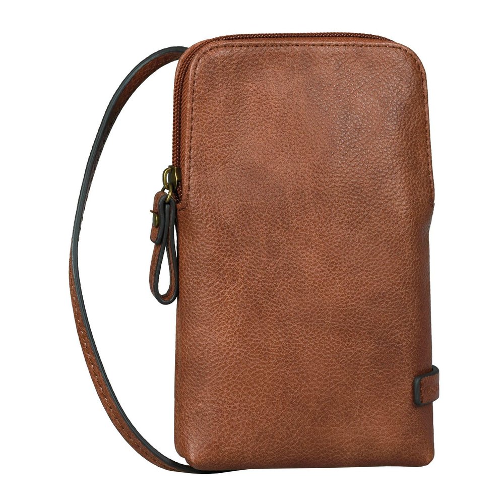 TOM TAILOR Phone Pocket, Cognac