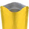 100 Double-Sided Color Stand-Up Food Storage Aluminum Mylar Resealable Pouch (7.9" x 11.4", Matte Gold Standup Bag) view 2