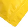 100 Double-Sided Color Stand-Up Food Storage Aluminum Mylar Resealable Pouch (7.9" x 11.4", Matte Gold Standup Bag) view 3