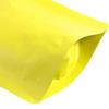 100 Double-Sided Color Stand-Up Food Storage Aluminum Mylar Resealable Pouch (6.3" x 9.1", Matte Yellow Standup Bag) view 4