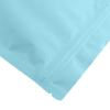 100 Double-Sided Color Stand-Up Food Storage Aluminum Mylar Resealable Pouch (7.9" x 11.4", Matte Blue Standup Bag) view 3