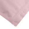 100 Double-Sided Color Stand-Up Food Storage Aluminum Mylar Resealable Pouch (6.3" x 9.1", Matte Pink Standup Bag) view 3