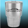 1965-69 AMC Rambler 30oz Stainless Steel Tumbler w/Clear Lid stainless view 1