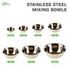 EcoQuality [12 PACK 4 Quart Medium Stainless Steel Mixing Bowl - Baking Bowl, Flat Base Bowl, Preparation Bowls - Great for Baking, Kitchens, Chef's, Home use (4 qt) view 4