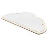 Beaupretty 1pc Acrylic Makeup Mirror for Bathroom Lightweight Wall-Mounted Cosmetic Mirror Simple Design for Home Decor and Photo Props view 1