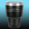 1965 1966 Ford Galaxie Hardtop 30oz Stainless Steel Tumbler w/Clear Lid black view 1