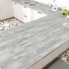 WESTICK Gray Wood Wallpaper Peel and Stick Wood Contact Paper for Countertops Grey Wooden Wallpaper Self Adhesive Wooden Grain Contact Paper for Cabinets Waterproof Vinyl Wrap 15.8" x 394" view 1