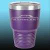 1965-69 AMC Rambler 30oz Stainless Steel Tumbler w/Clear Lid purple view 1