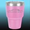 1965-69 AMC Rambler 30oz Stainless Steel Tumbler w/Clear Lid lavender view 1