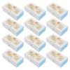 ABOOFAN 25pcs Boxes Window Egg Tart Box Bakery Packaging Bakery Storage Container Egg Tart Containers Dessert Cupcake view 1
