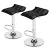 onEveryBaby Bar Stools Set of 2,Swivel Adjustable Counter Height Bar Foot Stool,Modern Bar Chairs for Dining Kitchen Room (Black, PU Fabric) view 1