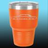 1965-69 AMC Rambler 30oz Stainless Steel Tumbler w/Clear Lid orange view 1