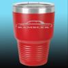 1965-69 AMC Rambler 30oz Stainless Steel Tumbler w/Clear Lid red view 1