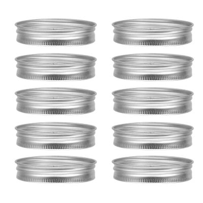Cabilock 24pcs Split-type Jar Replacement Bands for Standard Mouth Jars Reusable Screw Bands for Easy Canning and Food Storage Dishwasher Safe and Sterilizable