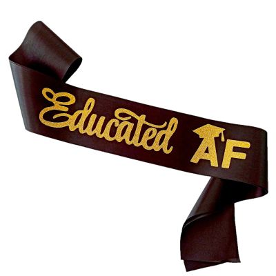 Educated AF Sash, Graduation Party Sash 2026, Gift for Graduation for Her