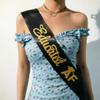 Educated AF Sash, Graduation Party Sash 2026, Gift for Graduation for Her view 2