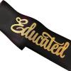Educated AF Sash, Graduation Party Sash 2026, Gift for Graduation for Her view 4