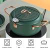 AIZYR Potable Deep Frying Pot with Thermometer and Lid, Mini Tempura Fryer Fry Pan with Drainer Rack for Frying Tempura, French Fries, Shrimp,24cm view 4