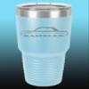 1965-69 AMC Rambler 30oz Stainless Steel Tumbler w/Clear Lid ltblue view 1