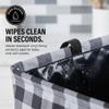 Household Essentials Black and White Plaid Krush Container All-Purpose Utility Tote view 3
