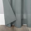 No. 918 Tayla Crushed Texture Semi-Sheer Rod Pocket Curtain Panel, 50" x 63", Harbor Blue view 4