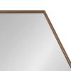 Kate and Laurel McNeer Modern Wall Mirror, 22 x 25, Bronze, Geometric Hexagon Mirror for Wall view 3