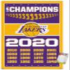 NBA Los Angeles Lakers - Champions 20 Wall Poster, 34L" x 22.4W", Premium Poster & Mount Bundle view 1