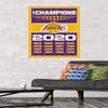 NBA Los Angeles Lakers - Champions 20 Wall Poster, 34L" x 22.4W", Premium Poster & Mount Bundle view 2