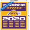 NBA Los Angeles Lakers - Champions 20 Wall Poster, 34L" x 22.4W", Premium Poster & Mount Bundle view 3
