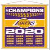 Trends International NBA Los Angeles Lakers - Champions 20 Wall Poster, 22.37" x 34.00", Premium Print and Beechwood Hanger Bundle view 1