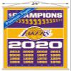Trends International NBA Los Angeles Lakers - Champions 20 Wall Poster, 22.37" x 34.00", Premium Print and Beechwood Hanger Bundle view 3