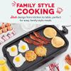 Dash Everyday Electric Griddle - Indoor Griddle for Versatile Cooking - Features Quick-Heating, Anti-Slip Feet, and Removable, Nonstick Plate - Black view 2