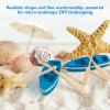 BESPORTBLE 6 Sets Miniature Rowboat Mini Blue Wood Boat with Oars Canoe Model Figurines Fairy Garden Miniatures Nautical Home Decorations (Boat+2 Paddles) view 3